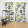 Pet Paws Footprints Design Curtain