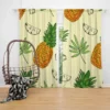 Pineapple Slice Leave Pattern Curtain