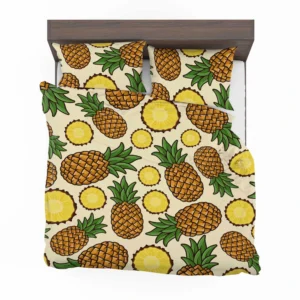 Pineapple Tropical Pattern Design Bedding Set 2