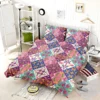 Pink Blue Purple White Mexican Talavera Bedding Set