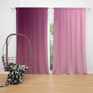 Pink Color Gradient Curtain