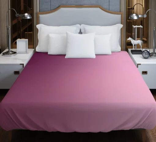 Pink Color Gradient Duvet Cover