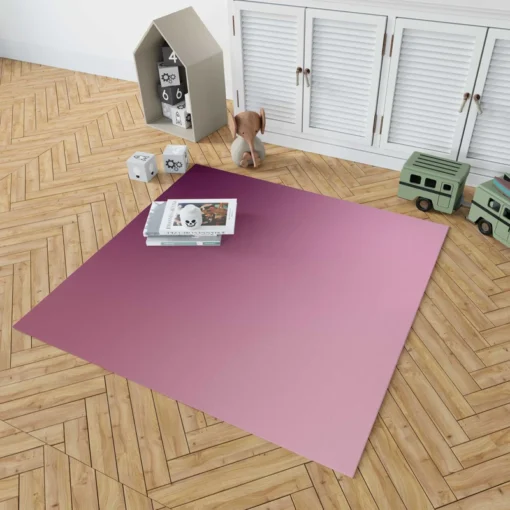 Pink Color Gradient Rug 1