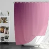 Pink Color Gradient Shower Curtain