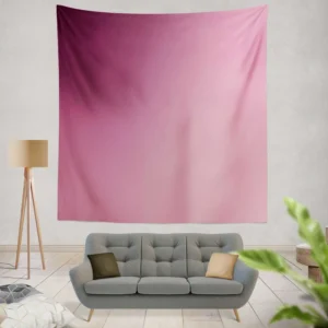 Pink Color Gradient Wall Tapestry