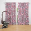 Pink Ethnical Tribal Design Curtain