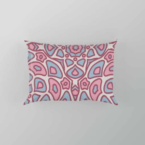 Pink Ethnical Tribal Design Pillow Case