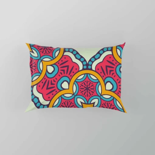 Pink Floral Batik Pillow Case