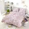 Pink Floral Paisley Design Bedding Set