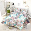 Pink Floral Vines Pattern Bedding Set