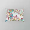 Pink Floral Vines Pattern Pillow Case