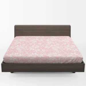 Pink Flower Seamless Pattern Fitted Sheet 1