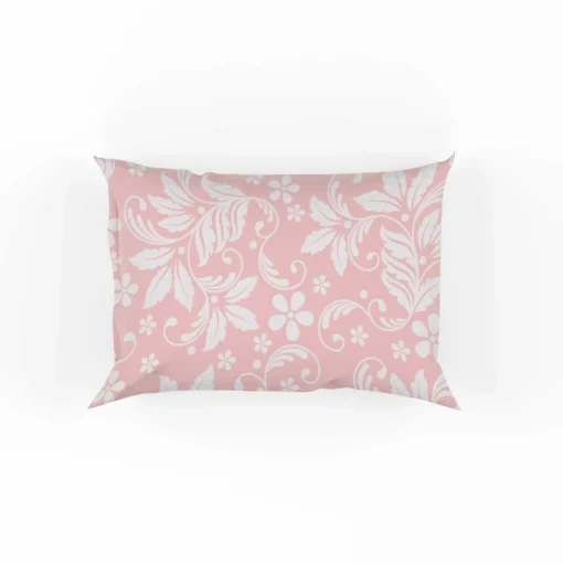 Pink Flower Seamless Pattern Pillow Case