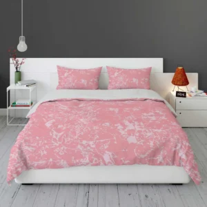 Pink Marble Texture Bedding Set 1