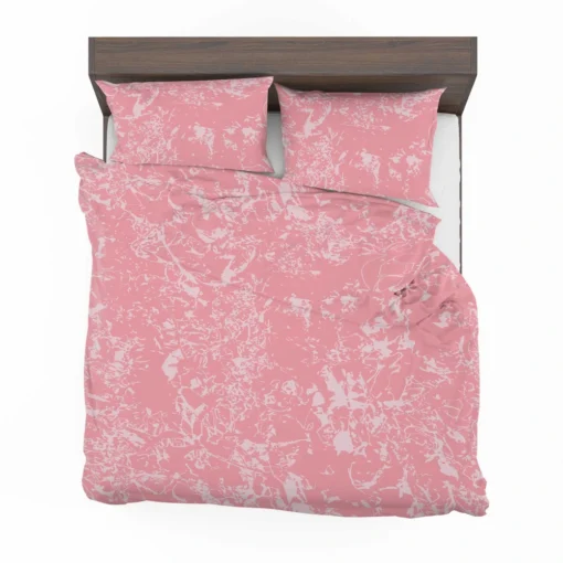 Pink Marble Texture Bedding Set 2