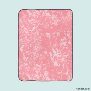 Pink Marble Texture Fleece Blanket 1