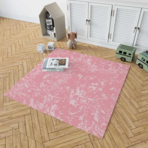 Pink Marble Texture Rug 1