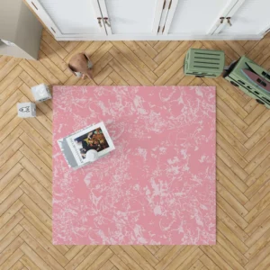 Pink Marble Texture Rug