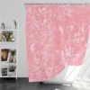 Pink Marble Texture Shower Curtain