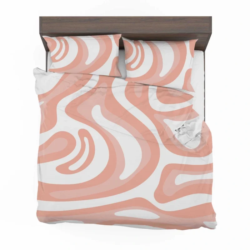 Pink Pastel Abstract Background Bedding Set 2