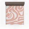 Pink Pastel Abstract Background Fitted Sheet