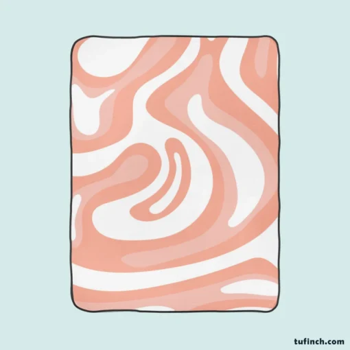 Pink Pastel Abstract Background Fleece Blanket 1