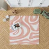 Pink Pastel Abstract Background Rug