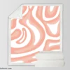 Pink Pastel Abstract Background Sherpa Fleece Blanket