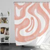 Pink Pastel Abstract Background Shower Curtain