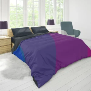 Pink Purple Blue Background Duvet Cover 1