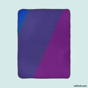 Pink Purple Blue Background Fleece Blanket 1