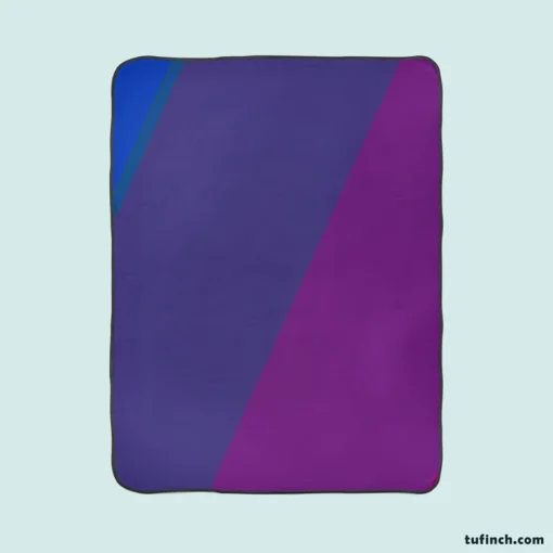 Pink Purple Blue Background Fleece Blanket 1