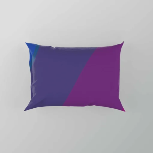 Pink Purple Blue Background Pillow Case