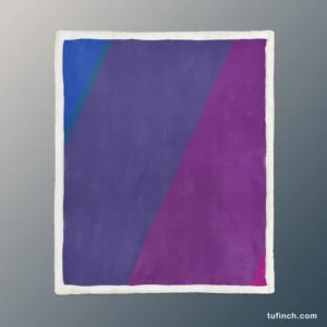 Pink Purple Blue Background Sherpa Fleece Blanket 1