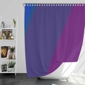 Pink Purple Blue Background Shower Curtain