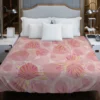 Pink Sakura Floral Pattern Duvet Cover