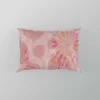 Pink Sakura Floral Pattern Pillow Case