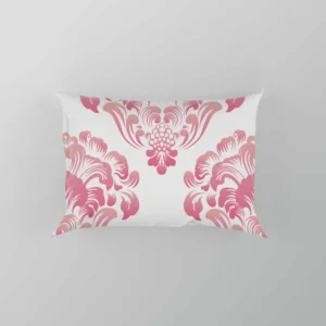 Pink Toile Damask Design Pillow Case