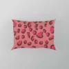 Pink Watercolor Leopard Print Pillow Case