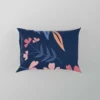 Pink Yellow Peach Flowers Pillow Case