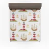 Pirate Ship Lighthouse Anchor Pattern Fitted Sheet