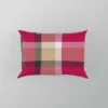 Plaid Checkered Hot Pink Pattern Pillow Case