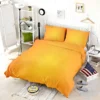 Plain Orange Gradient Color Bedding Set