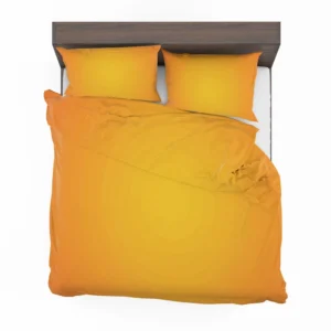 Plain Orange Gradient Color Bedding Set 2