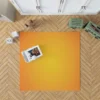 Plain Orange Gradient Color Rug