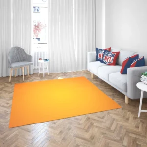 Plain Orange Gradient Color Rug 2