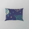 Planets Tail star Pattern Pillow Case