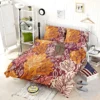 Plants Leaves Fall Print Design Bedding Set