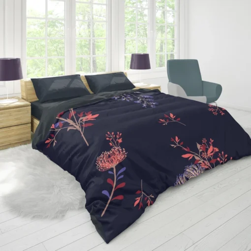 Pohutukawa Flower Design Duvet Cover 1