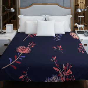 Pohutukawa Flower Design Duvet Cover